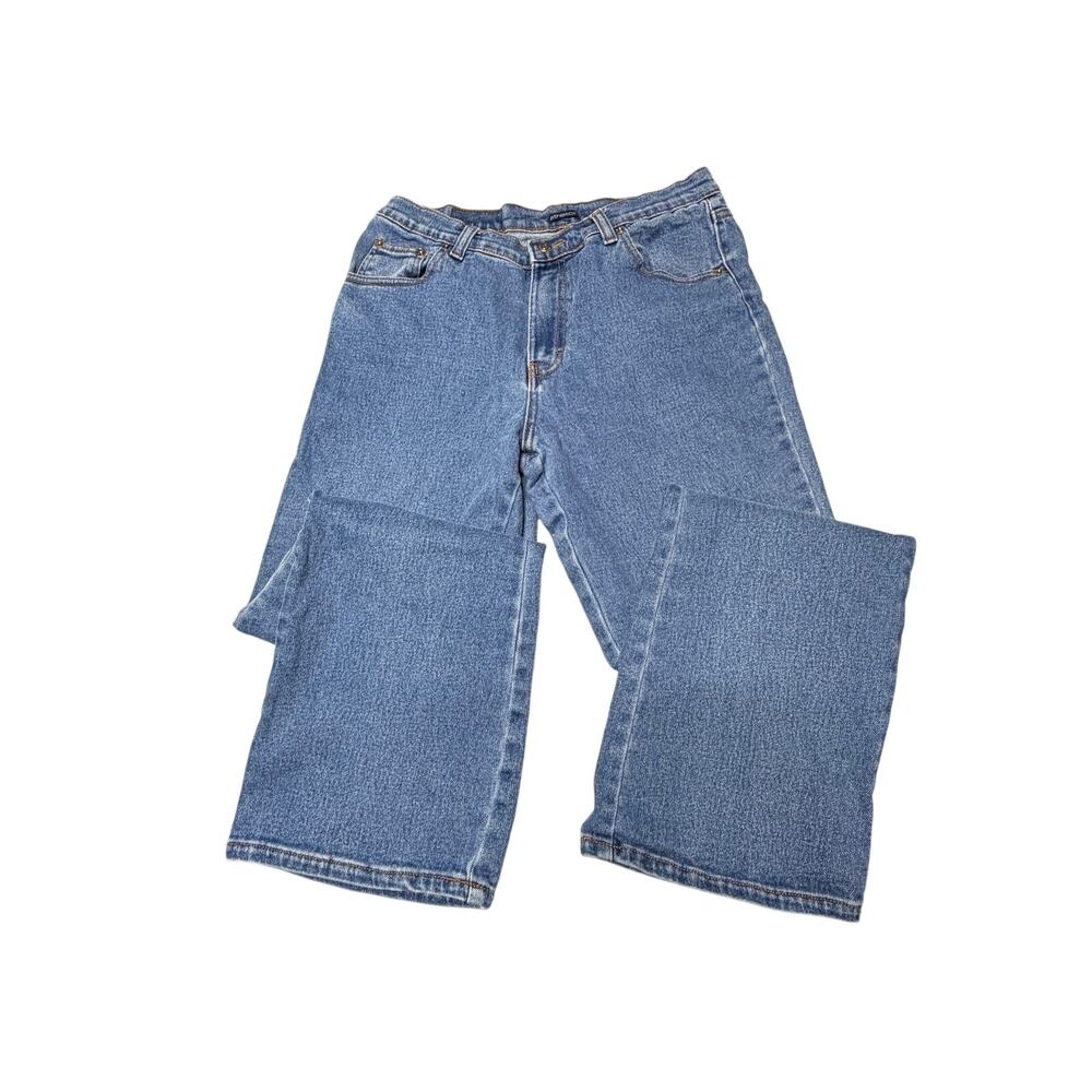 Jordache 90s Plain Pocket Jeans Stretch Medium Wash No Horse size 11/12